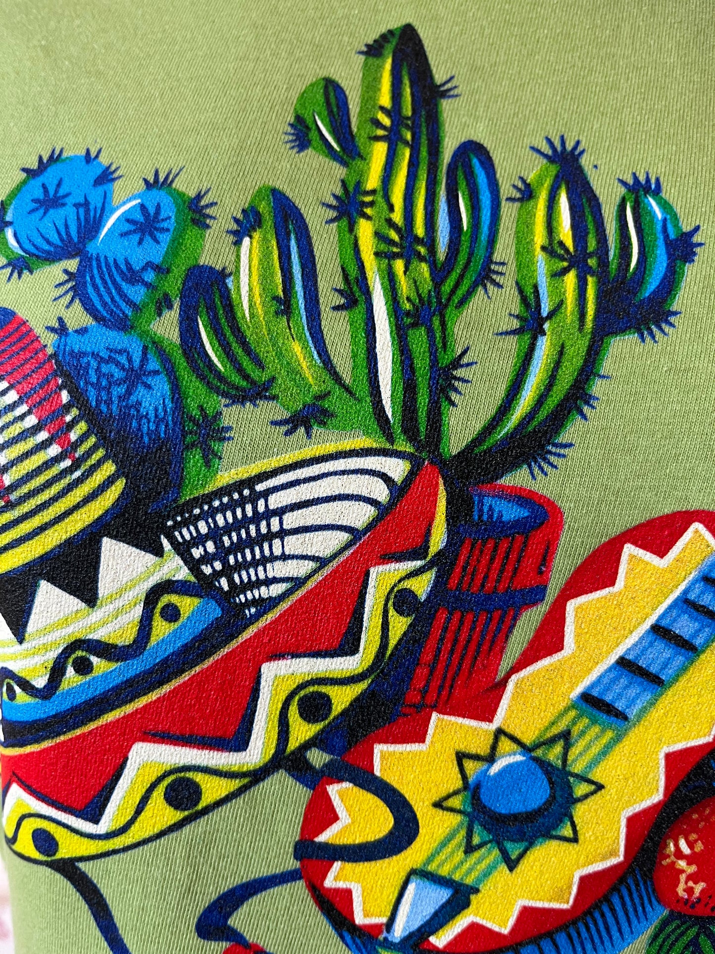 Sombrero cactus ladies t shirt