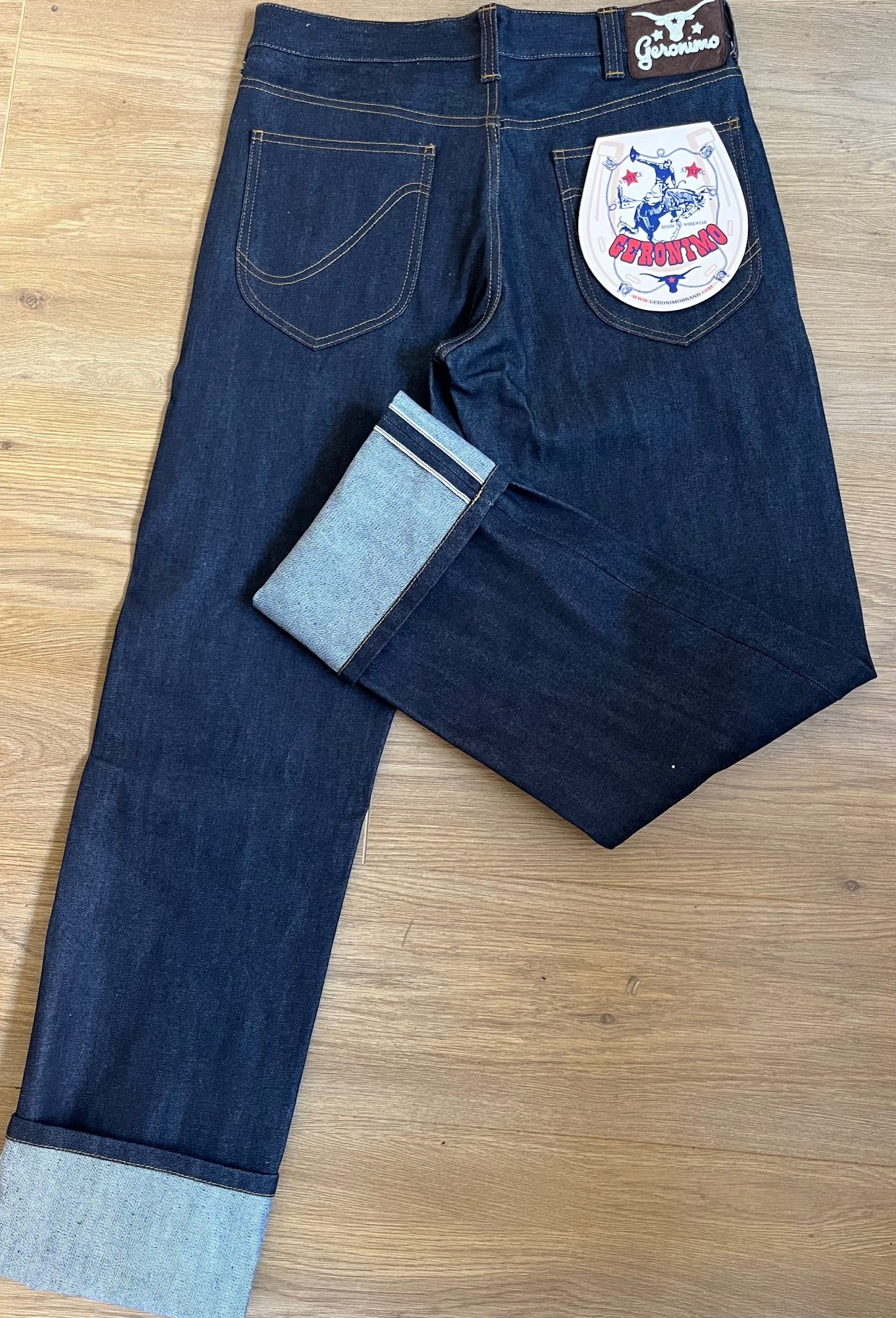 Mens red line Selvedge jeans