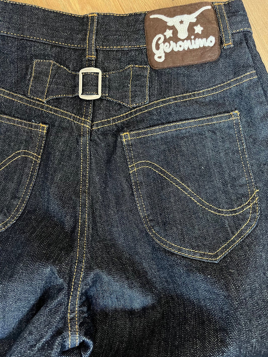 Ladies red line selvedge jeans